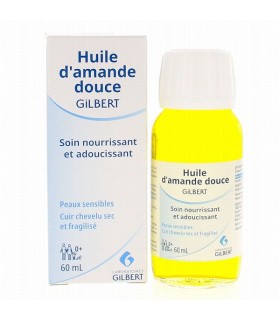 Huile d'amande douce 60ml - Gilbert - Allobebe Maroc