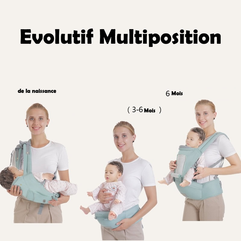 Porte-Bébé Ergonomique Avec Siège Hip Seat Multifonction Porte