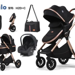 Pack Poussette deluxe réversible 3en1 - Kidilo