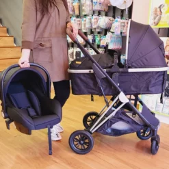Pack poussette réversible Confort+ Noire – Simple Life