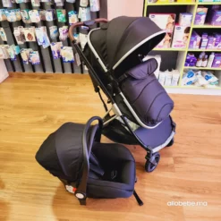 Pack poussette réversible Confort+ Noire – Simple Life