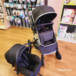 Pack poussette réversible Confort+ Noire – Simple Life