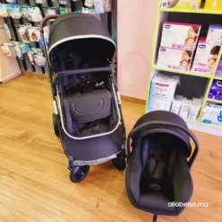 Pack poussette réversible Confort+ Noire – Simple Life