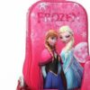 Valise Cartable Frozen 3D à roulettes 2en1 + Petit sac à gouter + trousse
