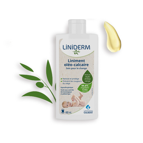 Gilbert Bébé Liniderm Liniment Oléo-Calcaire à l'Huile d'Olive