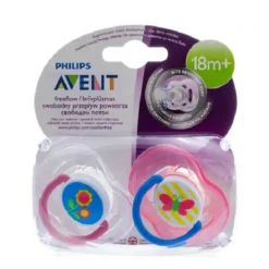 AVENT - Pack 2 Sucettes Orthodontiques 18 Mois+