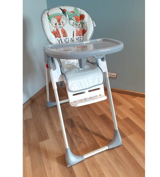 chaise bebe gris