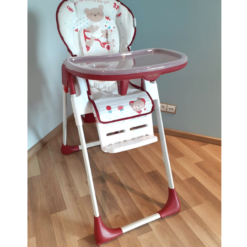 chaise haute rouge
