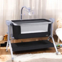 Berceau cododo électrique Deluxe Kidilo Y11 en noir