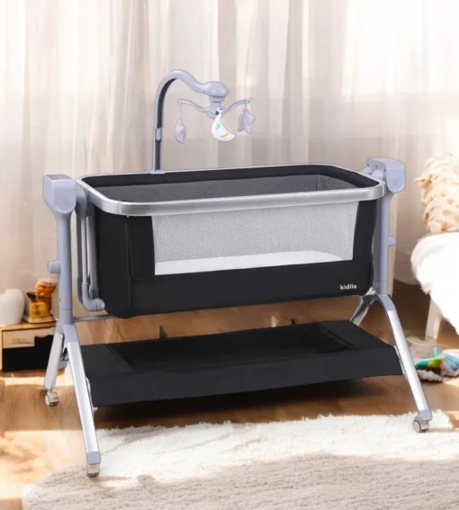 Berceau cododo électrique Deluxe Kidilo Y11 en noir