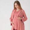 Ensemble pyjama grossesse allaitement Peignoir 3 Pcs – Haute Qualité