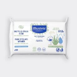 Lingettes de Coton Bio à l'Eau certifiées BIO - Mustela