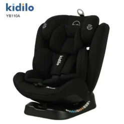 Siège auto évolutif Kidilo YB110A noir groupe 0 1 2 3 harnais 5 points 0 à 36 kg Allobebe Maroc