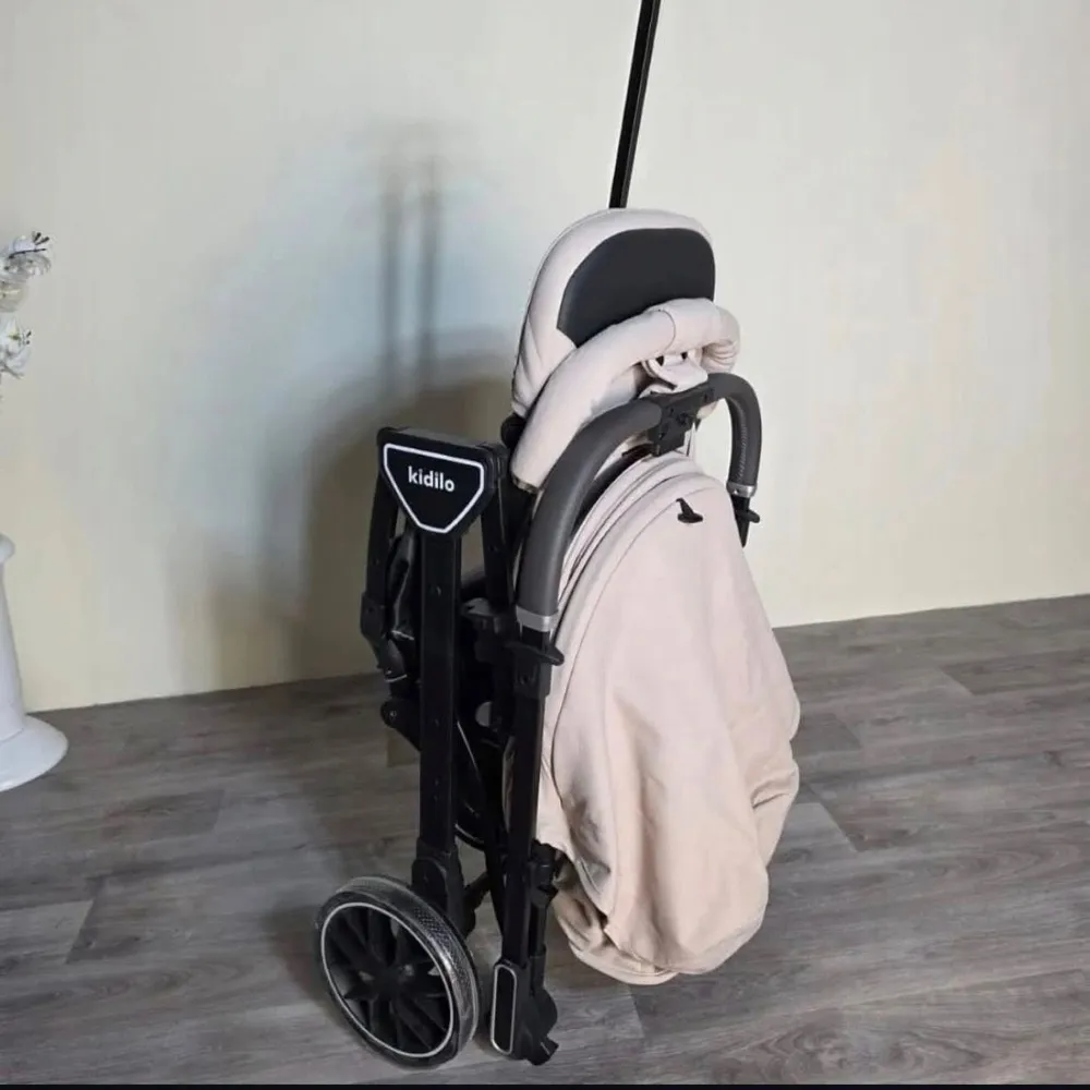 Poussette valise réversible Beige K919 Kidilo
