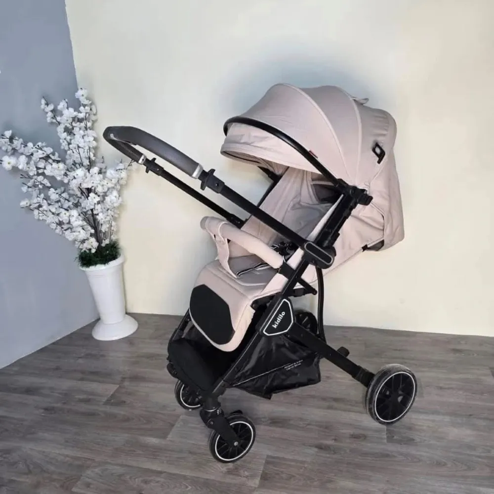 Poussette valise réversible Beige K919 Kidilo