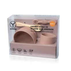 YUMMY Coffret Repas Silicone 4M+