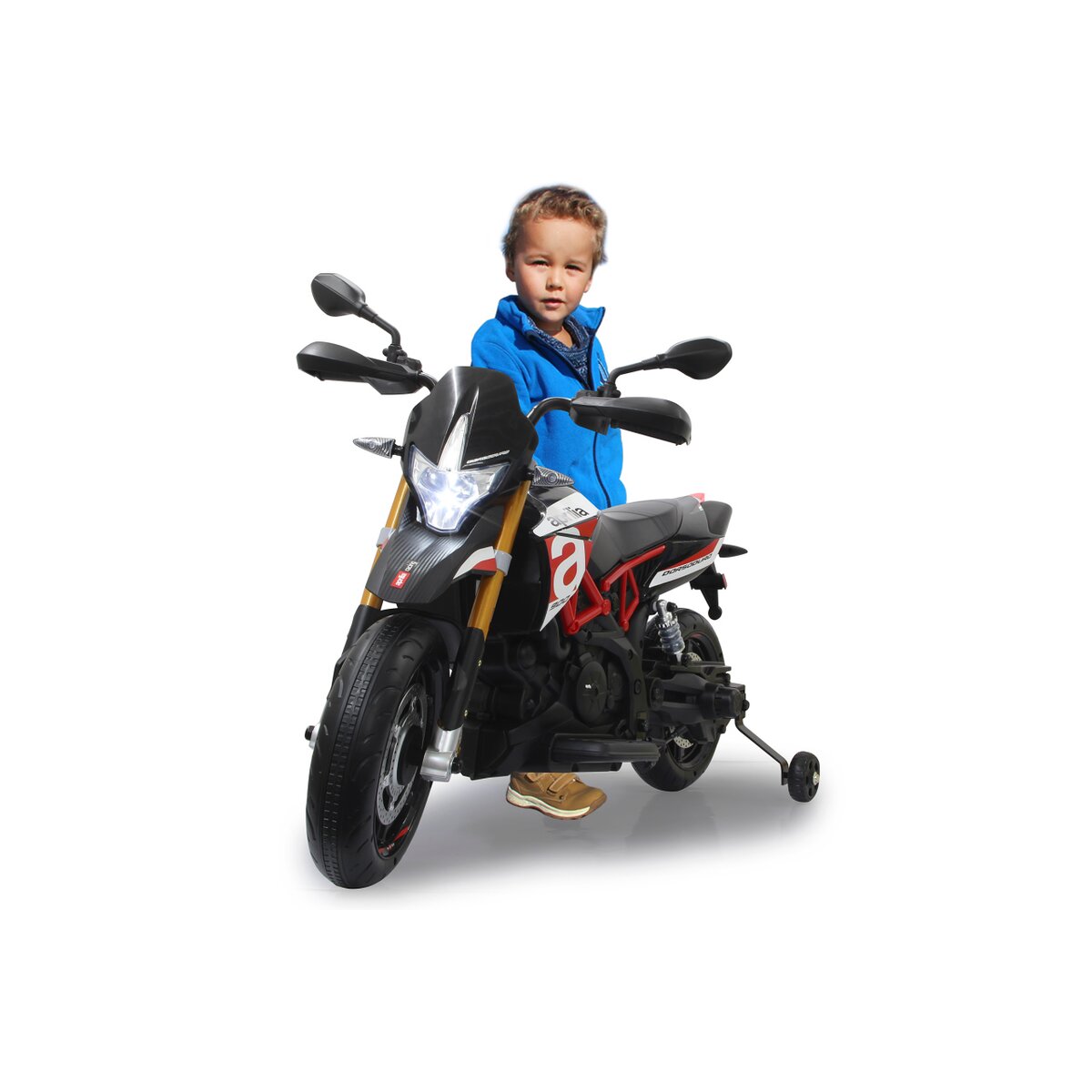 ② Moto électrique enfant - MOTO APRILIA V4 • 12V 7Ah — Jouets, Extérieur