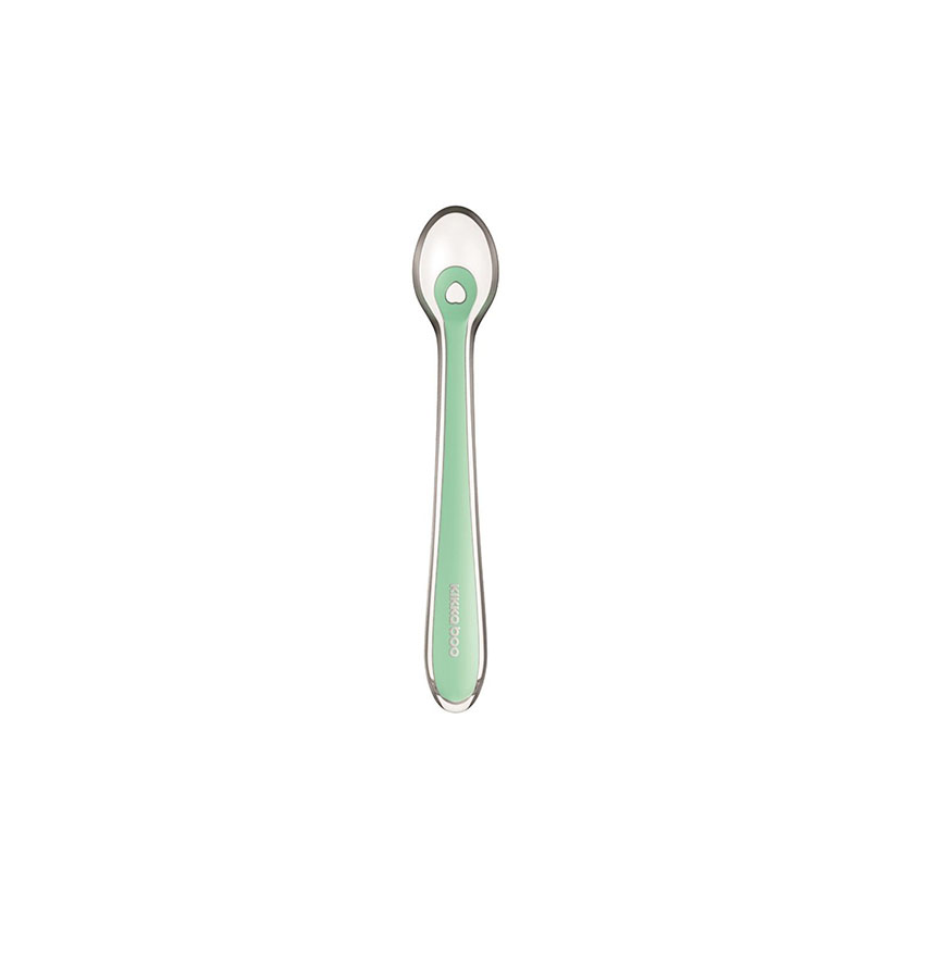 Cuillère en silicone (1pc / blister) Mint - Kikkaboo - Allobebe Maroc