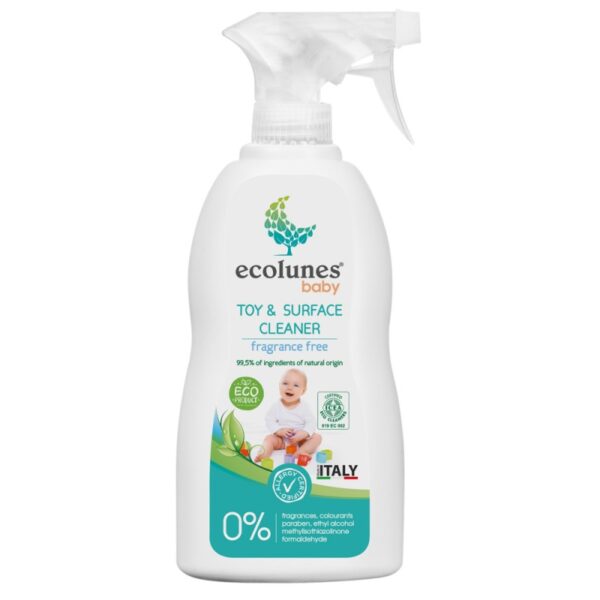 Spray nettoyant jouets et surfaces pour bébé écologique et