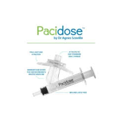 Sucette Distributeur de Médicaments Liquides Pacidose avec Seringue Orale - Dr. Brown's