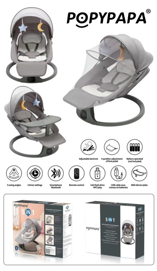 Balançoire classique de luxe 4en1 - Déstockage sans emballage – popypapa
