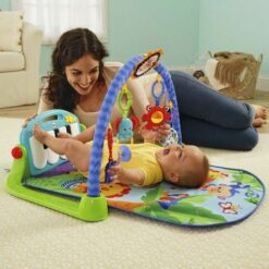 Tapis Piano d'éveil musical 3en1 Vert - Huanger