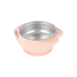 Bol inox 200ml Chat Rose - Kikkaboo