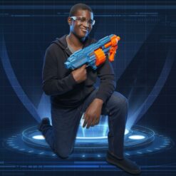 Nerf Elite 2.0, blaster Shockwave RD-15, 30 fléchettes Nerf, barillet rotatif 15 fléchettes, personnalisable