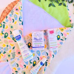 Pack d'acceuil "Maman Bébé" cape de bain et echantillon offerts - Mustela