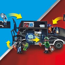 Camion de bandits et policier 70575- Playmobil