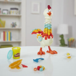 Ensemble de jeu Animal Crew Hen Fun Feathers- Play Doh
