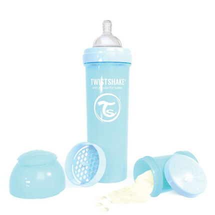 TWISTSHAKE Biberon anti-colique 260 ml Tétine en silicone - 0 mois et + -  Blanc sur marjanemall aux meilleurs prix au Maroc