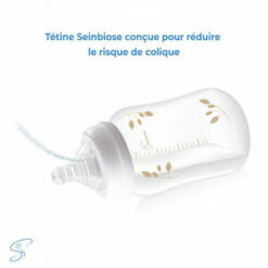 Biberon Seinbiose PP 260ml - Tétine Taille M - Seinbiose