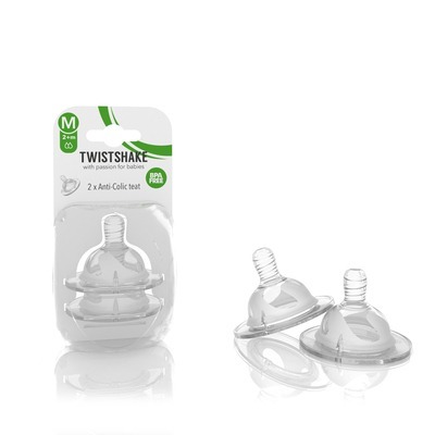 Lot de 2 tétines anti-coliques PLUS (6+m)- Twistshake