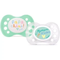 dodie-sucettes-anatomiques-en-silicone-0-6m-maman-et-papa-cheri-lot-de-2