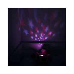 Ourson Veilleuse Musical Projecteur – Peluche Apaisante Bébé 3-en-1