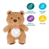 Ourson Veilleuse Musical Projecteur – Peluche Apaisante Bébé 3-en-1