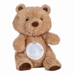 Ourson Veilleuse Musical Projecteur – Peluche Apaisante Bébé 3-en-1
