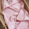 cape de bain bébé avec gant