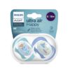 Sucettes Ultra Air papa 6-18 Mois - philips Avent