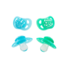 Lot de 2 sucettes 0-6 ou 6mois+  Vert/bleu- Twistshake