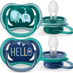Lot de 2 Sucette ultra air 18 Mois +  Avent-philips