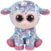 Flippables Small - Peluche sequins Tulip le mouton 15 cm