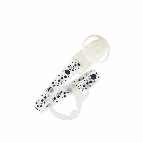 Attache-sucette blanc