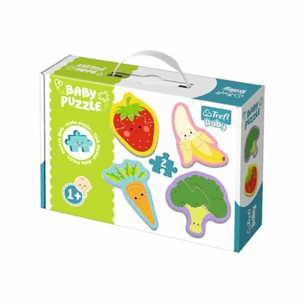TREFL BABY Premier puzzle pour un tout-petit LÉGUMES et FRUITS