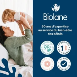 Biolane Topilane AD crème émolliente visage 50ml – peau sèche atopique bébé et adulte