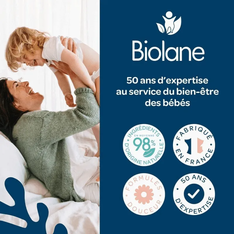 Biolane Topilane AD crème émolliente visage 50ml – peau sèche atopique bébé et adulte