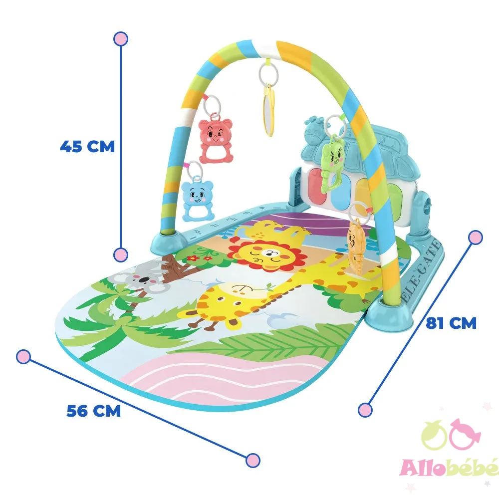 Tapis d’Éveil Piano Lumineux et Musical - Children's 5 tapis play gym