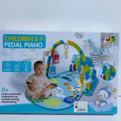 Tapis d’Éveil Piano Lumineux et Musical – 5 Jouets Suspendus