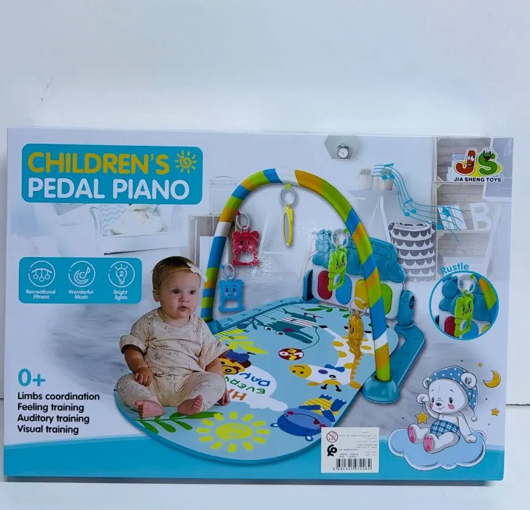 Tapis d’Éveil Piano Lumineux et Musical - Children's 4 Tapis d’Éveil Piano Lumineux et Musical – 5 Jouets Suspendus